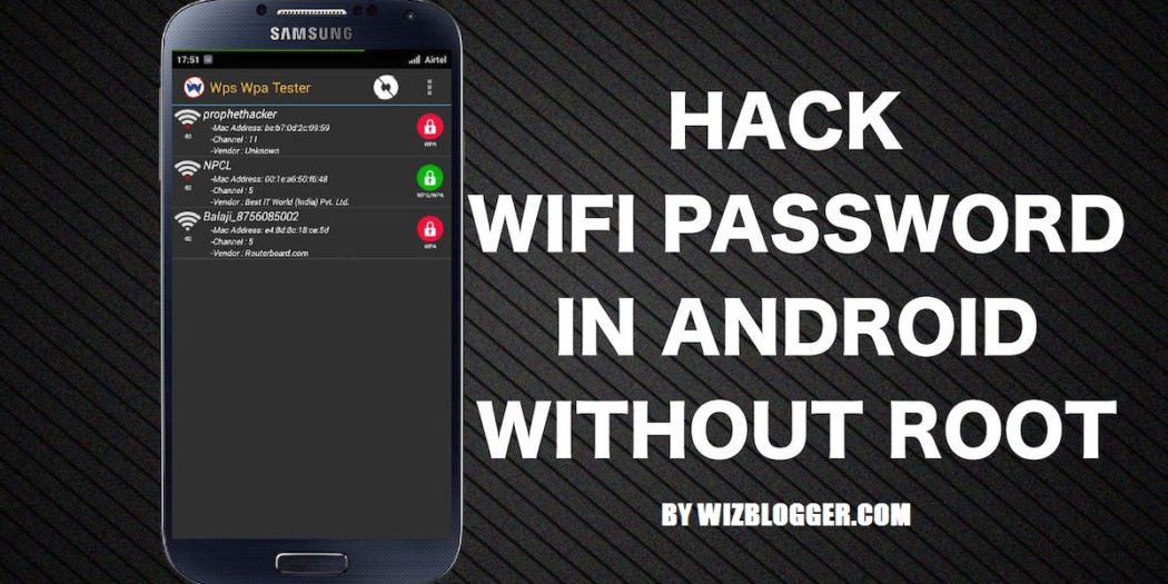 android app to crack wep password